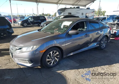 2018 Honda Civic Ex z USA, uszkodzony, nr VIN 2HGFC2F79JH609023